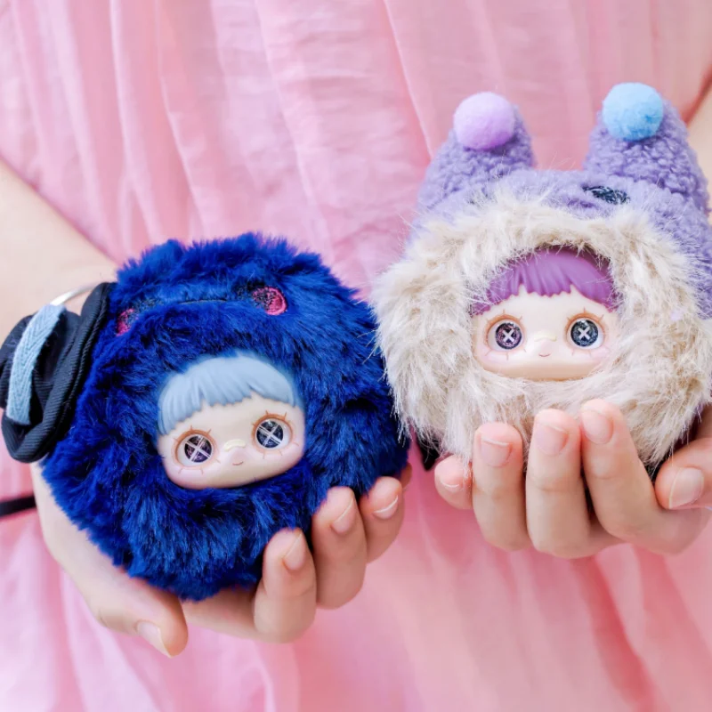 Maymei kawaii anime personagem boneca de pelúcia saco pingente caixa cega circo louco na moda brinquedo colecionável bonito dos desenhos animados presente aniversário