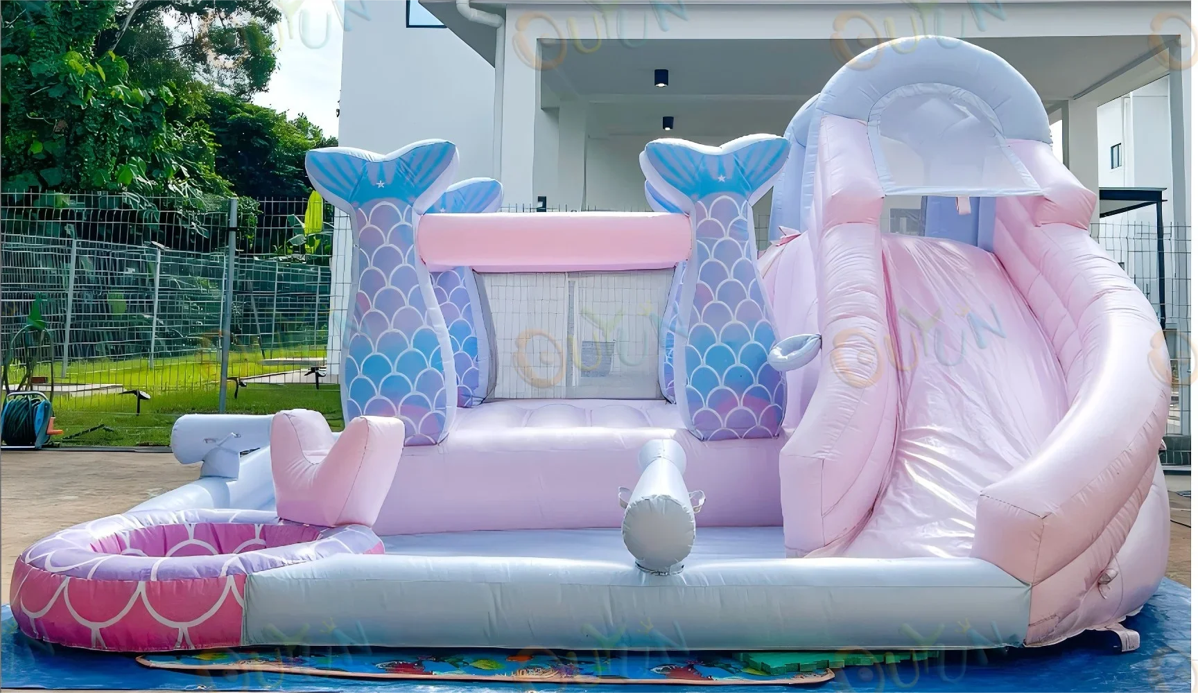 Jumping Castle Party Trampoline Mini Kid Games Inflatable Toys   for Kids  Bouncer