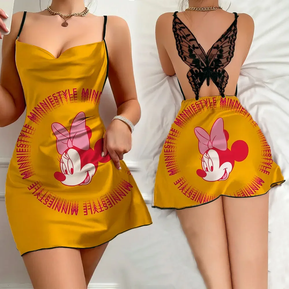 

New Summer Women's Nightgown Woman Ruffled Edge Sexy Style Sleeveless Pajamas Woman 2024 New Women's Nightgowns for Sleeping