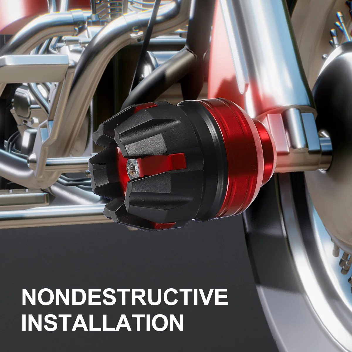 

2Pcs Anti Collision Cup for Motorbike Front Fork High Hardness Wear Resistant Modification Accessory with Buffer Pad