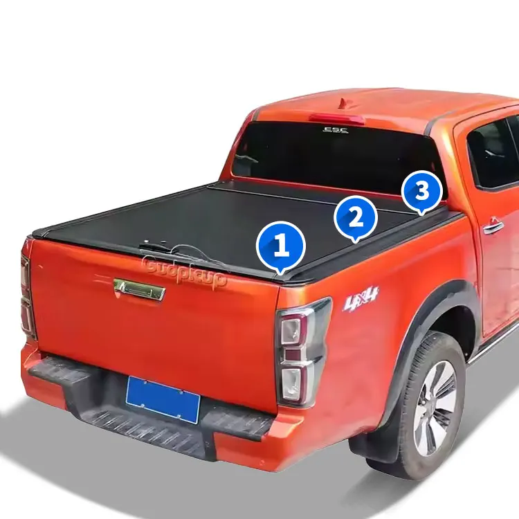 

Benext Aluminium Alloy Retractable Roller Lid Roll Cover Triton Tonneau Cover for Mitsubishi L200 Triton Ranger GWM Poer Tacoma