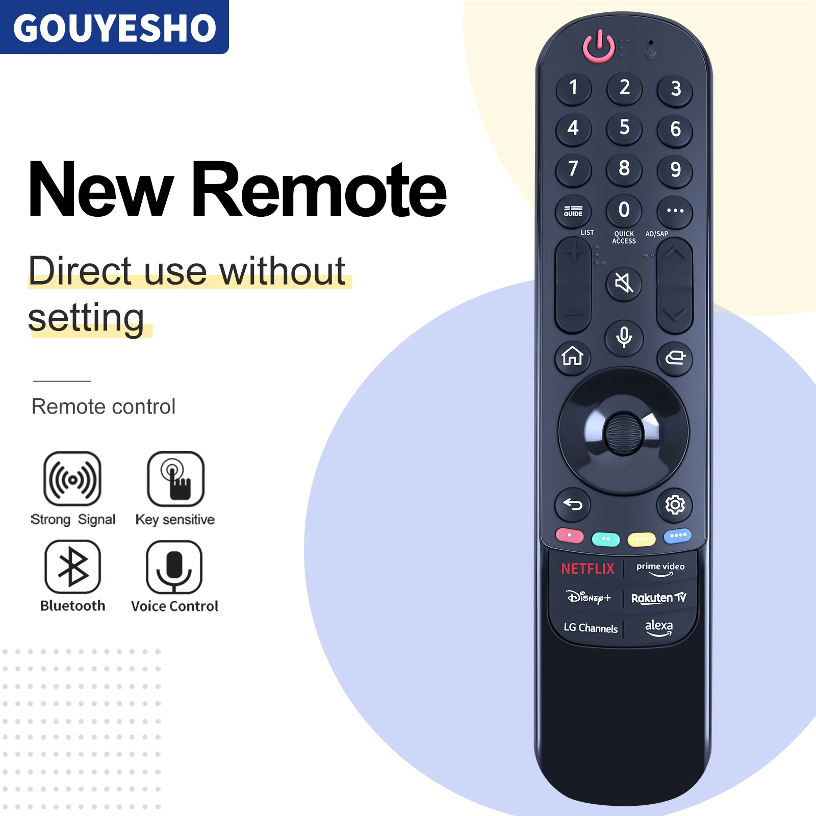 New MR23GA AKB76043107 Magic Voice Remote Control For L/G Smart TV