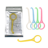 5/10Pcs Disposable Orthodontic Aligner Remove Hook Dental Invisible Brace Extractor Tooth Socket Removal Tool Independent Pack