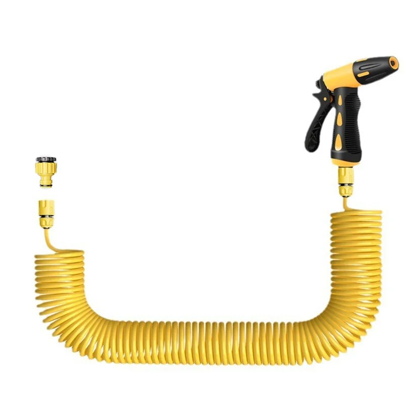 MOPHE-Household Sprinkler Car Wash Water High-Pressure Garden Balcony Expansion And Pressurization Hose Brush Car Washer