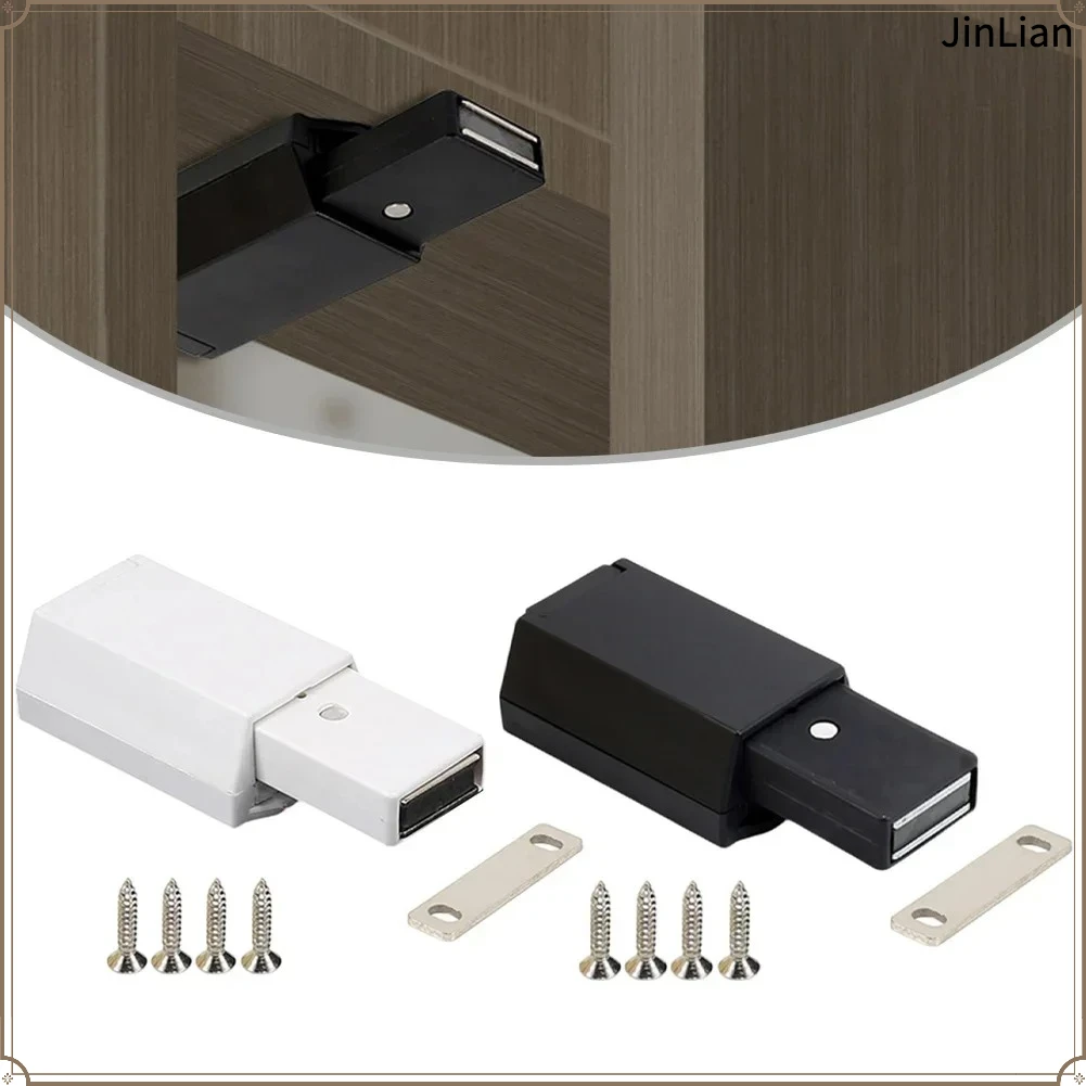 Magnetic Door Catches Heavy Duty Push To Open Cabinet Catch Door Stops Closer Wardrobe Magnetic Suction Furniture Hardware