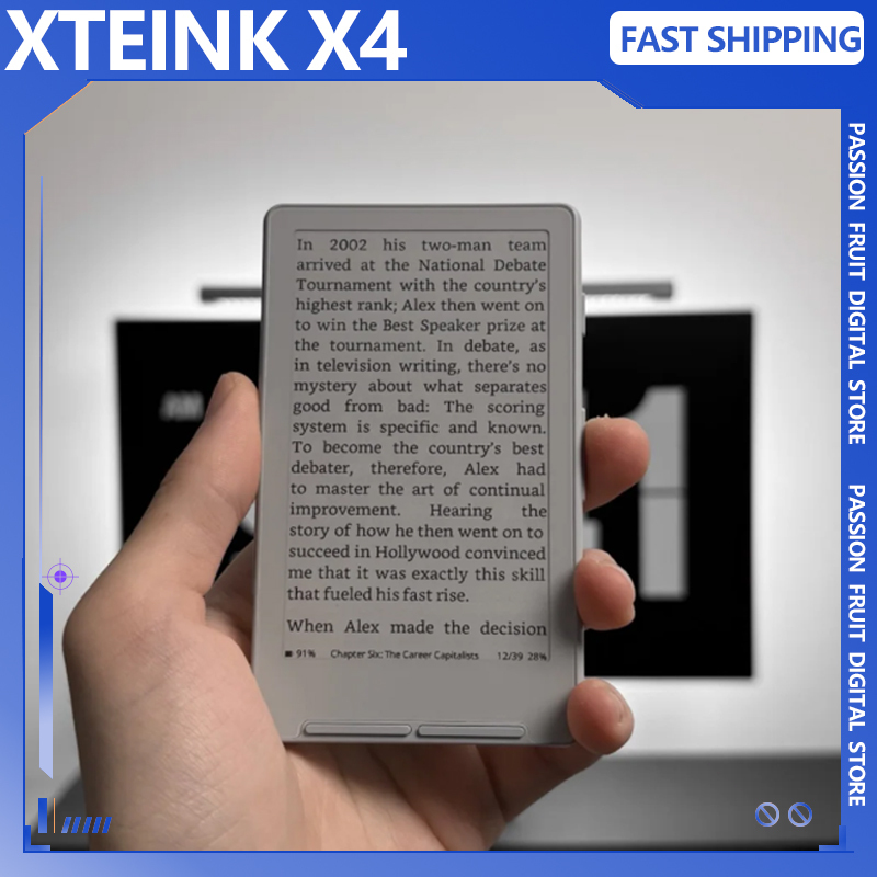  XTEINK X4 Portable E-Book Reader Magnetic Light Thin Electronic Paper Ink 4.3inch Screen 220PPI 800x480 Resolution E-book Set 