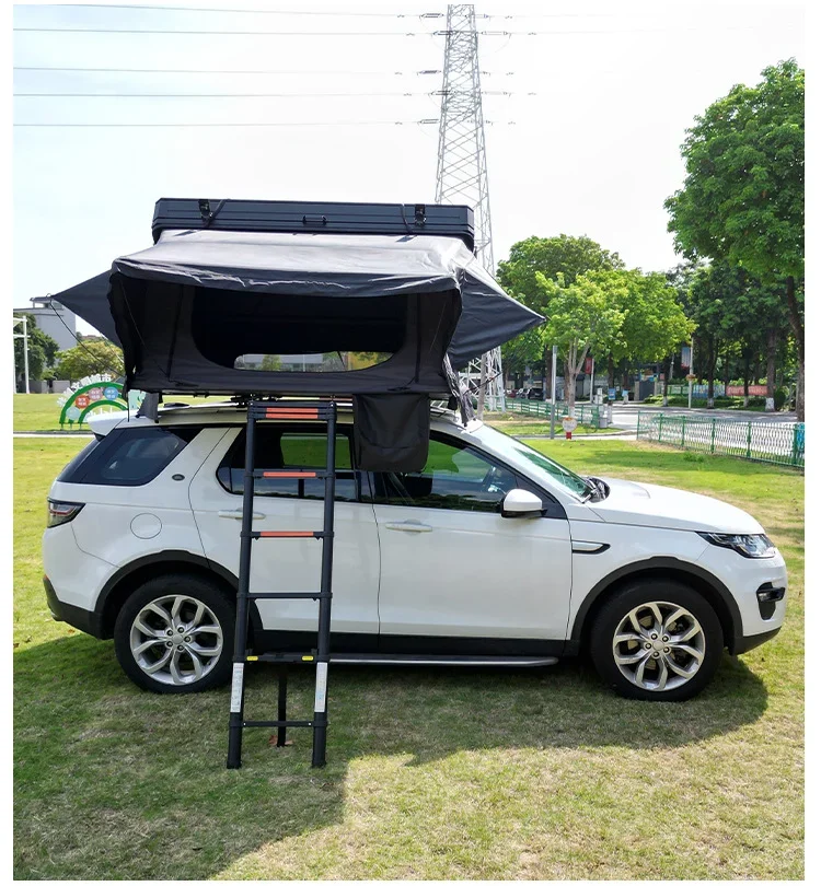 Car Roof Tent Canopy for Self-driving Tours Aluminum Double-layer Tent Fully Automatic Rain-proof Car Roof New Outdoor Camping.