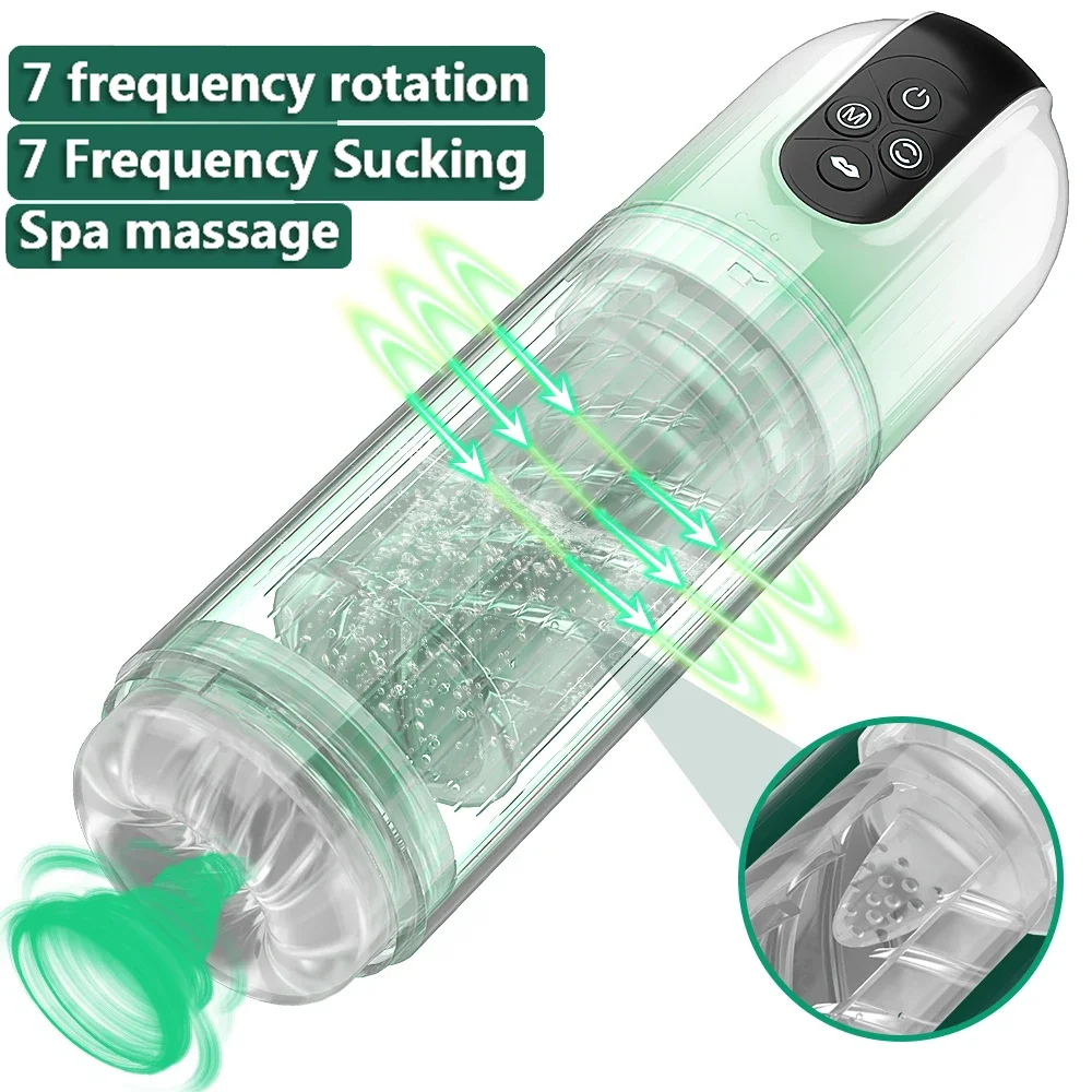 

Fully Automatic Suction Male Masturbation Cup Penis Vacuum Pump Prostate Stimulator Simulating Vagina Adult Sexual Toy 18+