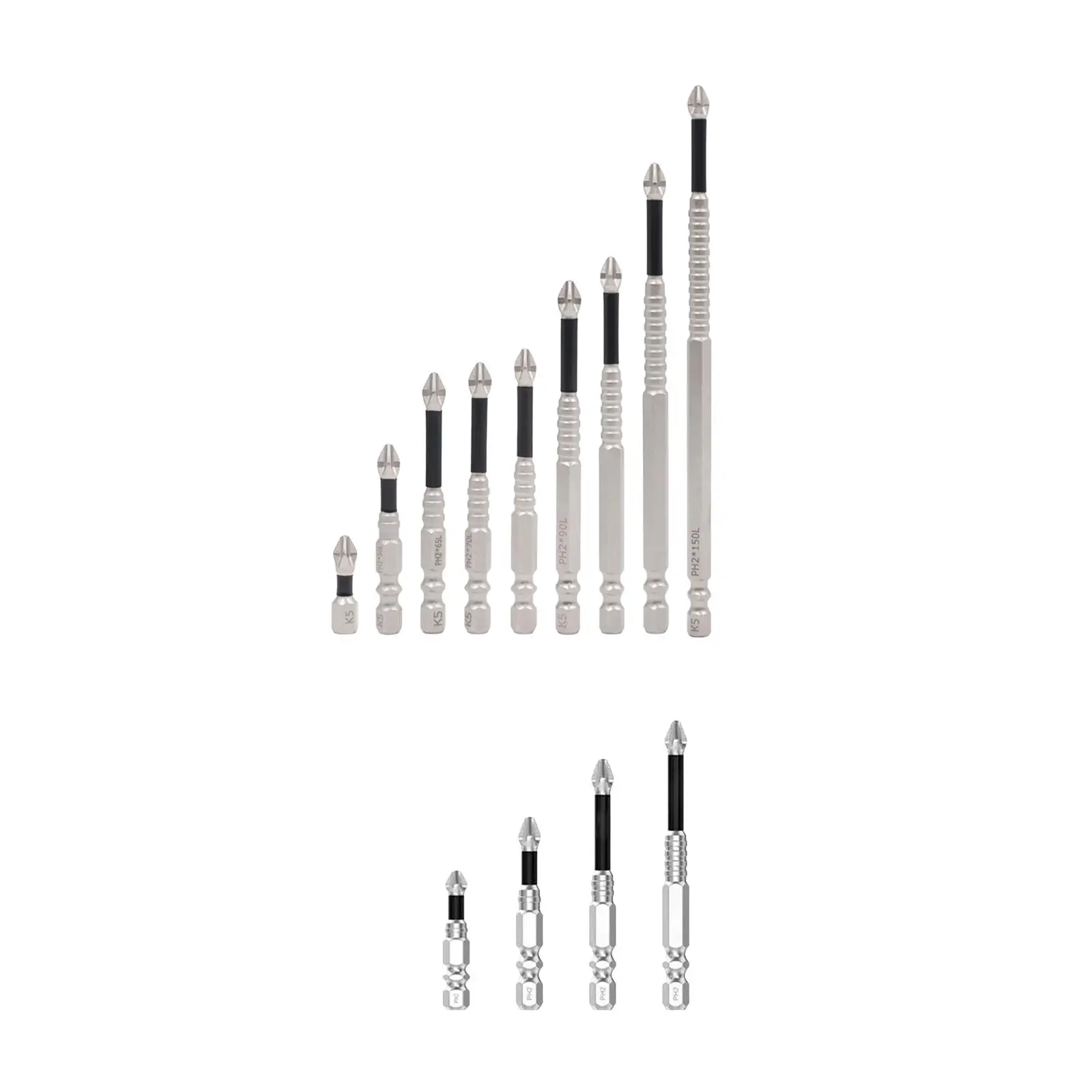 

High Magnetic Screwdriver Drill Bit Set Versatile Furniture Assembly Practical DIY Projects Automotive Repair Impact Resistant