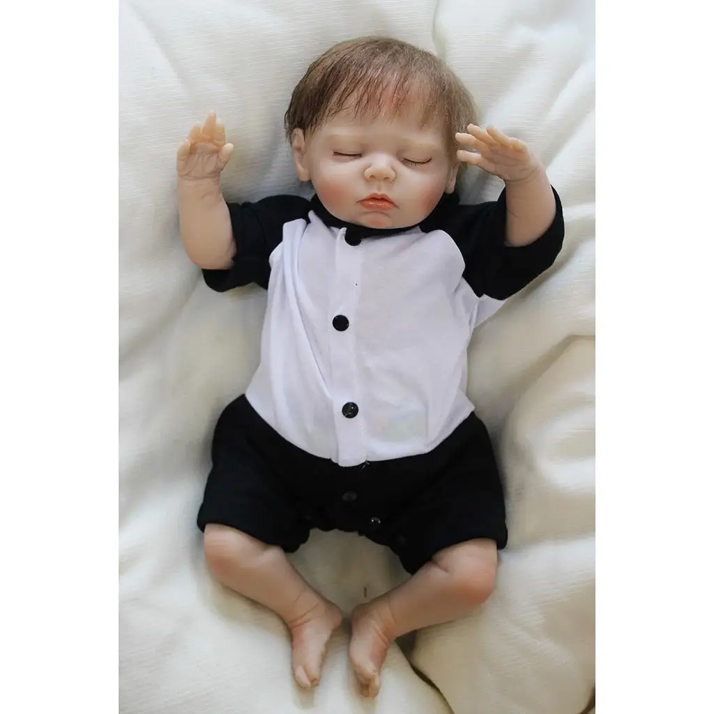 Handgemachte wiedergeborene Neugeborene Kleinkind Puppe Kinder Kinder Schlafspielzeug