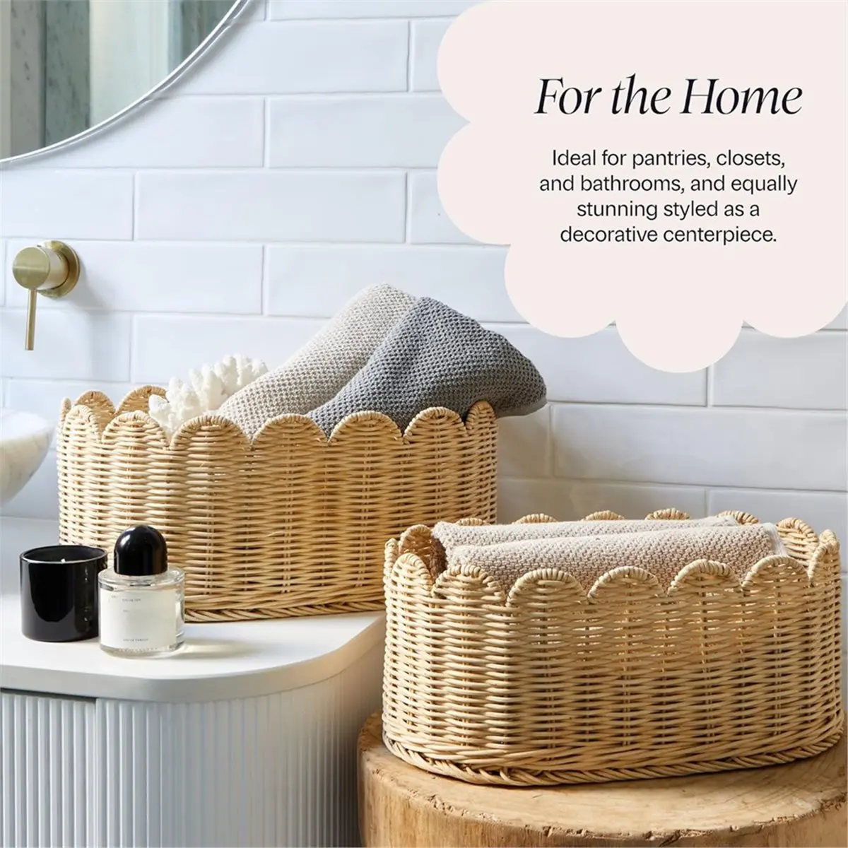 update. 2pcs Weaving Storage Basket, Household Large Capacity, Clothing and Miscellaneous Storage Box, Desktop Snack