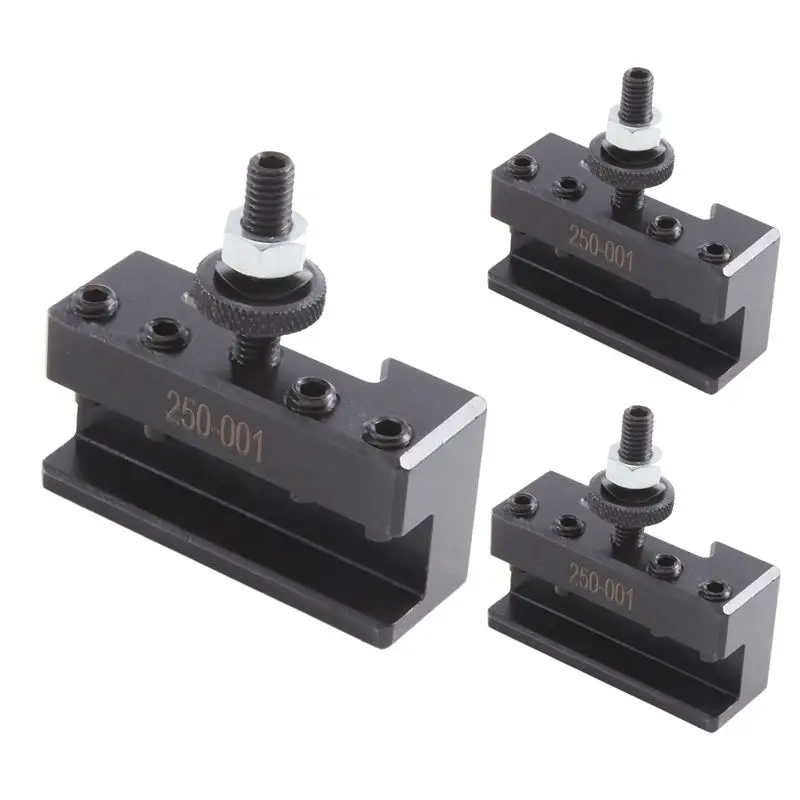 Special Offer~3Pcs Quick Change Turning And Facing Lathe Tool Holder Bracket 250-001CNC Tool POST