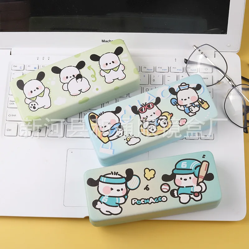 

Sanrio Cute Cartoon Glasses Case Portable Female High School Students Kawaii Anti-pressure Japanese Myopia Sunglasses Storage