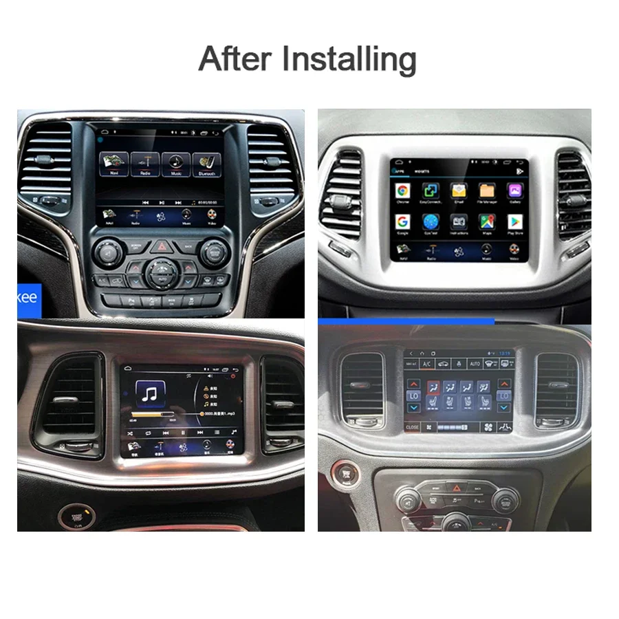 Carplay DSP Car Radio 2 Din Android 13 For Dodge ram 1500 2500 Challenger Charger Durango Grand Cherokee Auto GPS Navigation BT