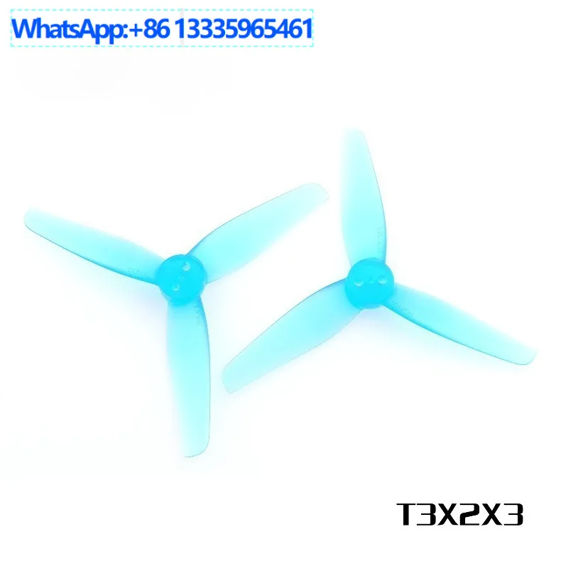 10Pcs HQProp T3X2X3-1.5MM (2 positive and 2 negative) small pitch 3 inches, toothpick machine blades 3 blades