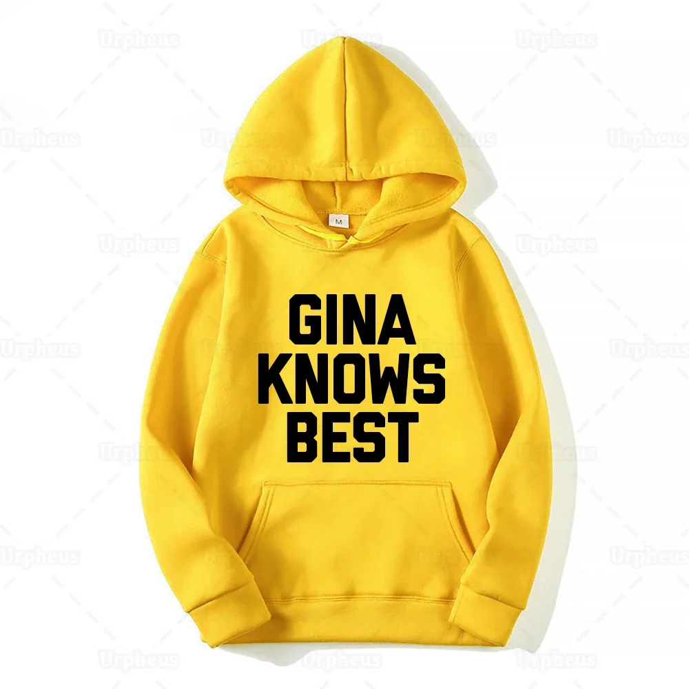 Brooklyn  Merch Gina Knows Best Hoodie Sweatershirt Same Style Graphic Hoodies