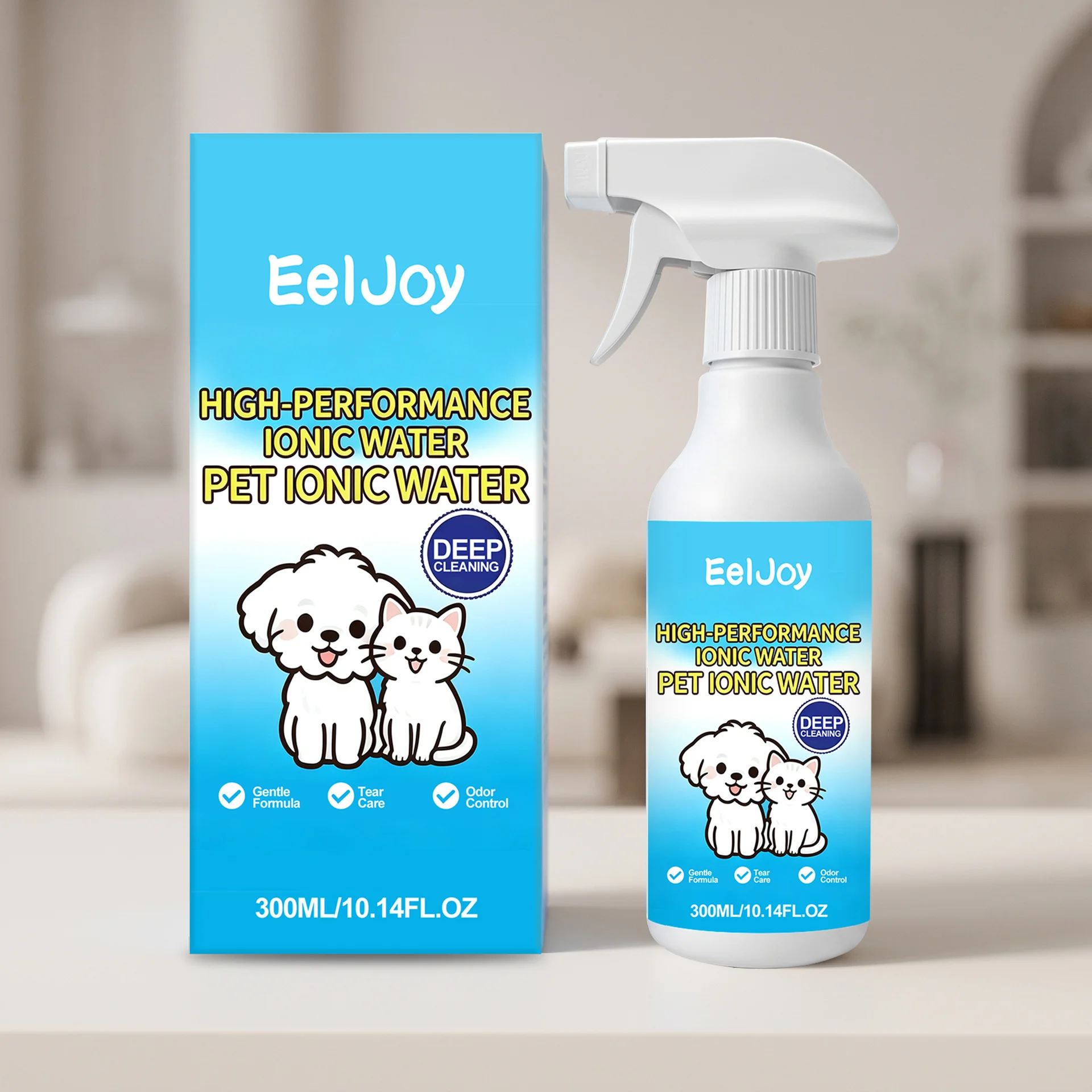 Mild Pet Tear Stain Cleaning Spray Gentle Eye Cleaner For Dogs And Cats Reduce Tear Marks For Eye Area Cleansing