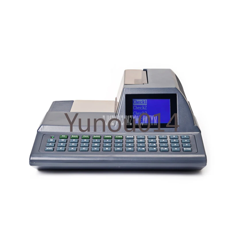 Intelligent Automatic Full-Keyboard Check Printing Printer, Cheque Writer, Check Writing Machine, English Letterhead Typewriter