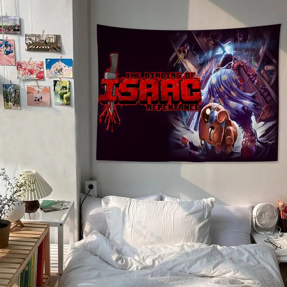 T-The B-Binding O-Of I-Isaac Anime Cartoon Tapestry Art Science Fiction Room Home Decor Wall Hanging Home Decor