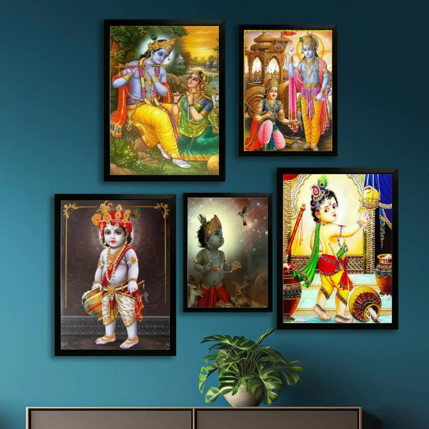 

baby krishna Canvas Art Poster and Wall Art, Picture Print, Modern Family Bedroom Decor, Posters,Decorative painting
