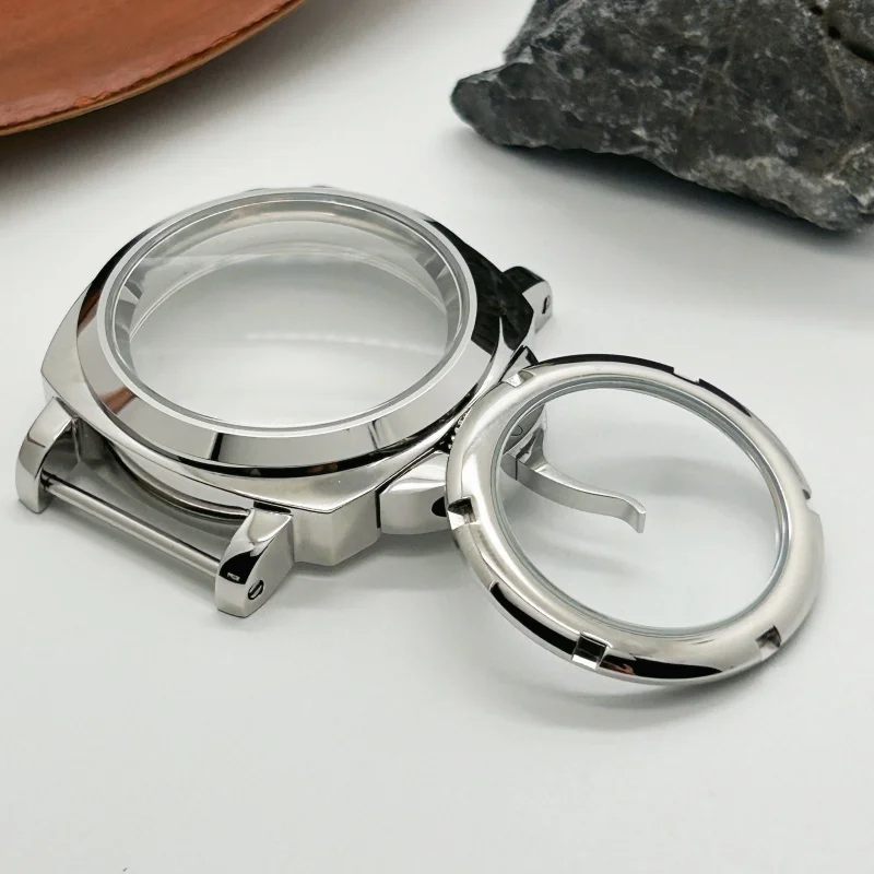 

40mm Pilot Watch Accessory Stainless Steel Band Case Suitable for Pm Japan NH35 NH36 Automatic Movement with 5TAM Waterproof