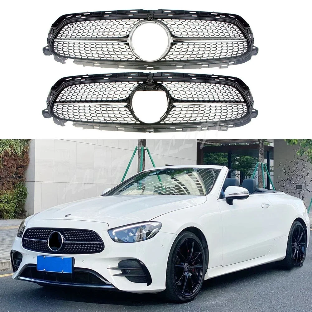 Car Front Racing Billet Bumper Grille Upper Facelift Grill For Mercedes Benz E-Class W213 2020 2021