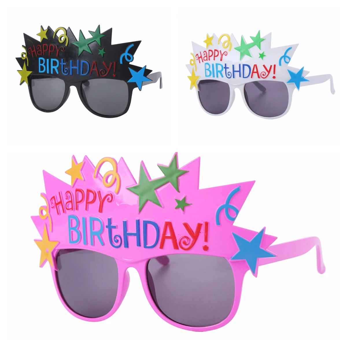 

Funny Birthday Party Glasses Cute Cartoon Glasses Hawaii Holiday Dress Up Child Photo Props Decoration Holiday Festival Supplies