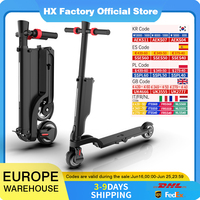 HX X6 electric scooter Foldable 350W 25KM/H Electric scooters 7.5AH 36V E Scooter 5.5 Inch Escooter for Adults