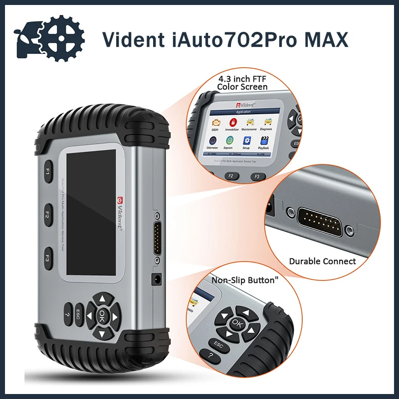 

Vident iAuto702Pro MAX OBD2 Scanner Professional Key ProgrammerAutomotive Diagnostic Tool All System Active Test Key Coding Tool