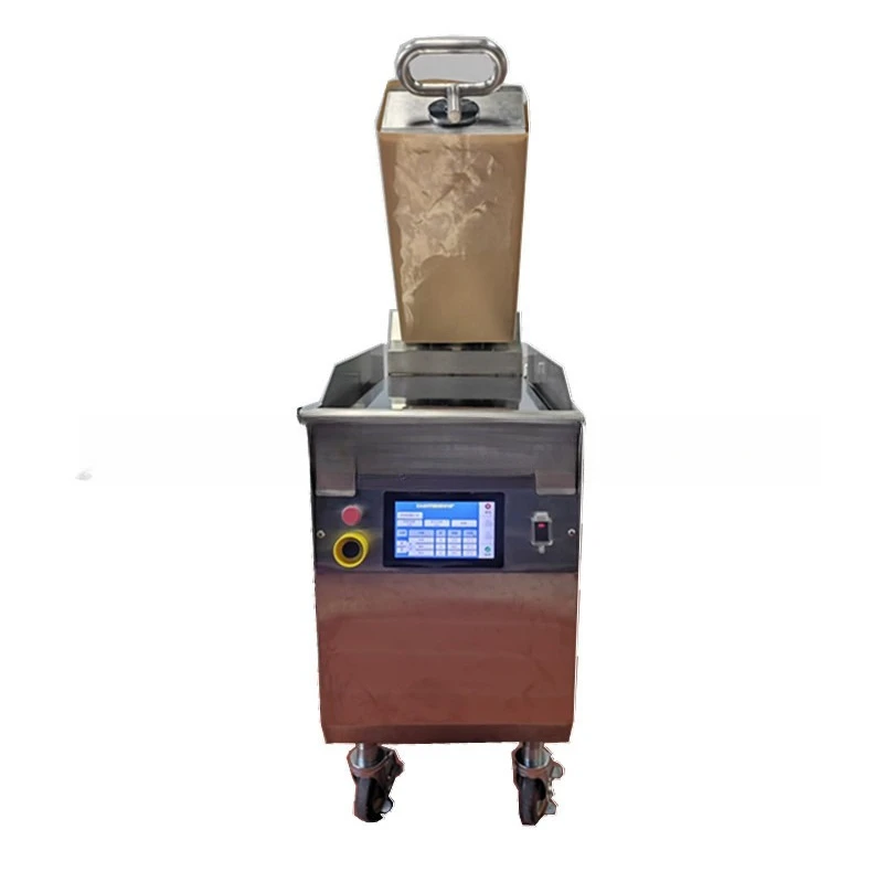 double-sided frying oven vertical export beef patty fast frying machine chrome-plated large single-head double-sided furnace