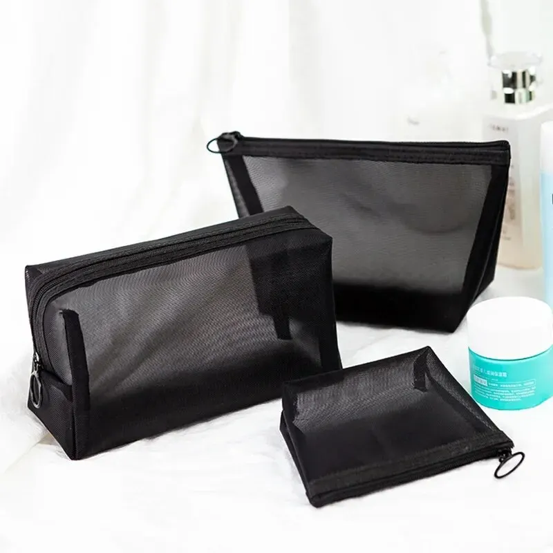 New Mini Cosmetic Bag Set Three Lace Travel Toiletry Bag Small Makeup Storage For Home Business Use