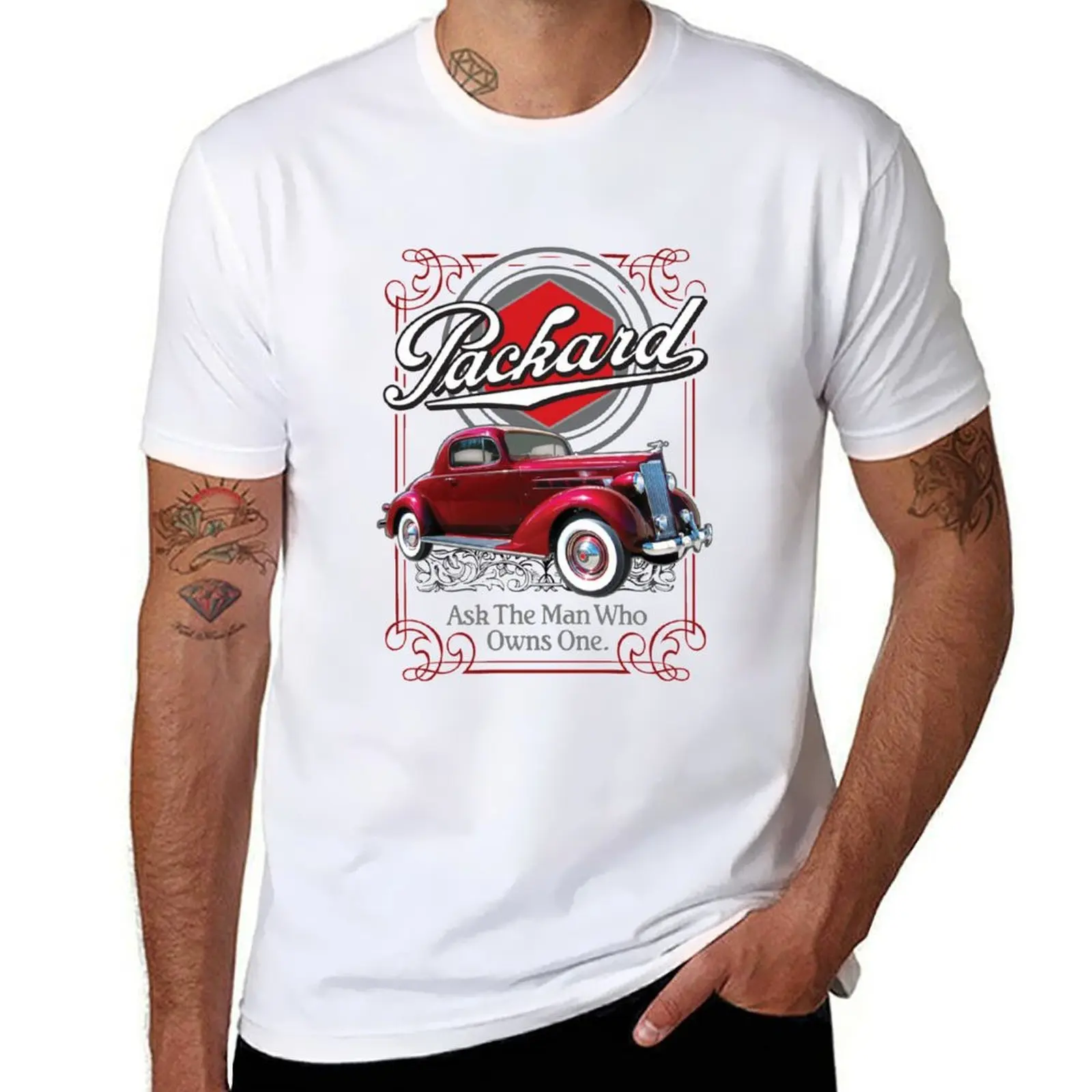 

Packard Shirt Packard Motor Car Company T-Shirt mens graphic t shirts t shirts designer T-Shirt