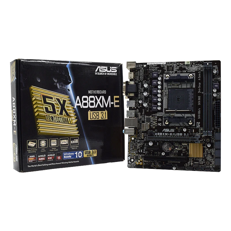 ASUS A88XM-E/USB 3.1 Motherboard AMD A88X Socket FM2/FM2+ DDR3 32GB support  A8 7600 8650  6800B A4-7300 A10-7850 cpu Micro ATX