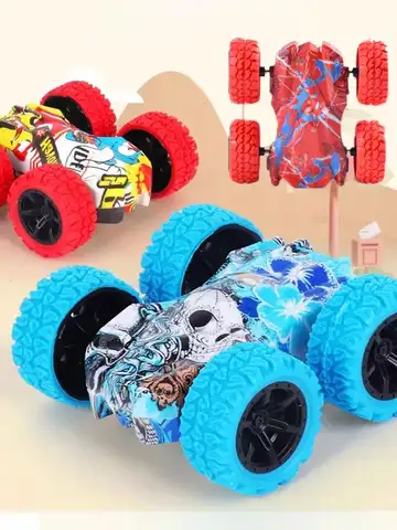 Children's toy car fun double-sided car inertial safety anti-collision anti-fall Kid's anti-fall model sliding off-road vehicle