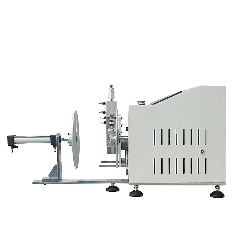 Máquina bobinadora de corte y pelado de cables eléctricos, función de corte de matriz de conteo automático Digital 4 en 1