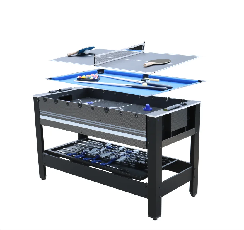 

4-in-1 Swivel Multi-Game Table - 54" Combo Game Table Set for Kids, Adults - Indoor and Outdoor Arcade Sports Table