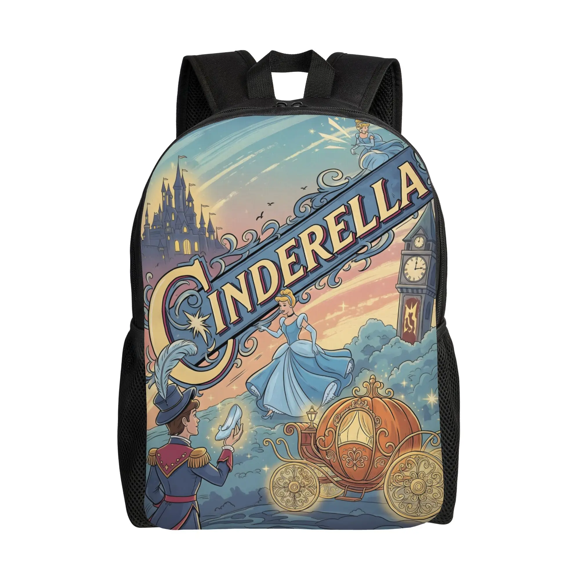 

1Piece Cinderella Glass Slippers Laptop Bag Fairy Godmother’s Spell Backpack New Semester Begins