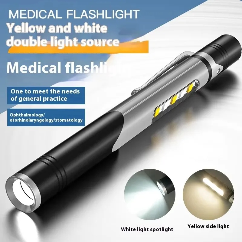 

Emergency Medical Pen Flashlight For Doctors First Aid Work Inspection LED Flashlight Professional Torch Lamp for Doctor Nurse