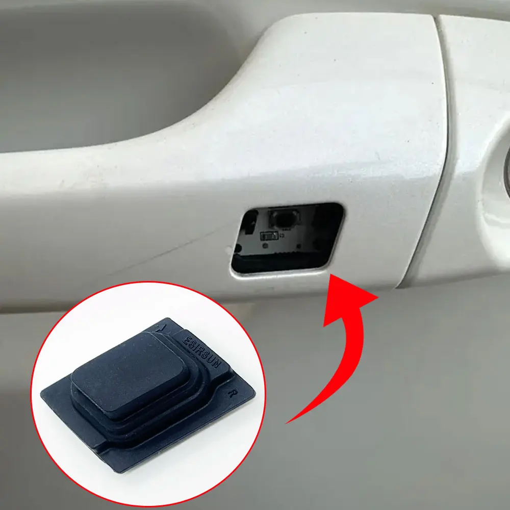 باب السيارة الخارجي مقبض زر صغير التبديل غطاء الباب الأمامي اليسار/اليمين زر لكيا سبورتاج 2016-2021 82651D9710 82661D9710 #5