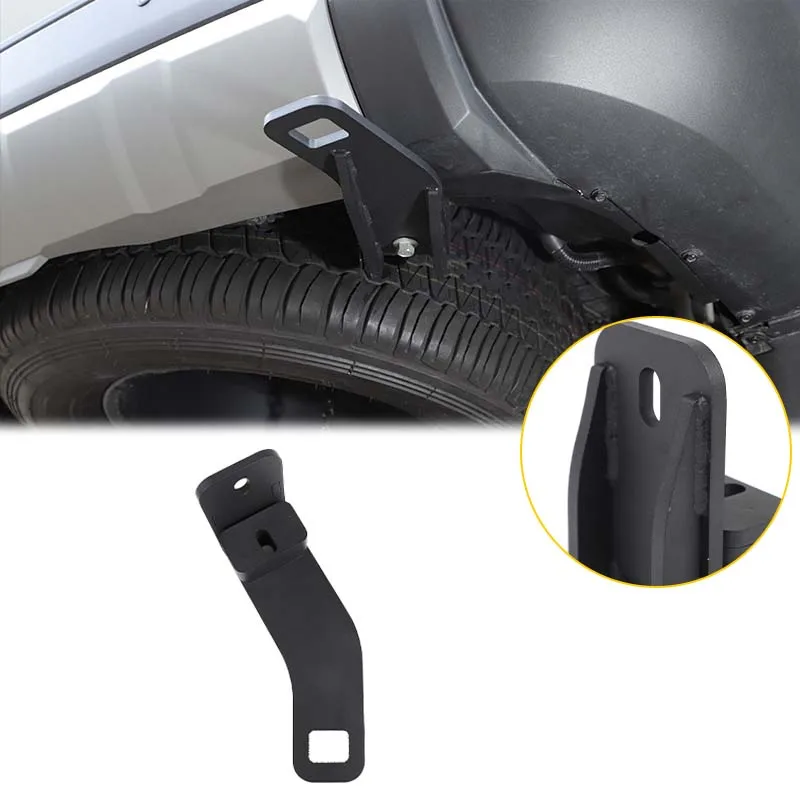 1-piece Set Carbon Steel For Toyota Land Cruiser Prado 250 LC250 2024+ Car Rear Bumper Right Bottom Trailer Ring Car Accessories