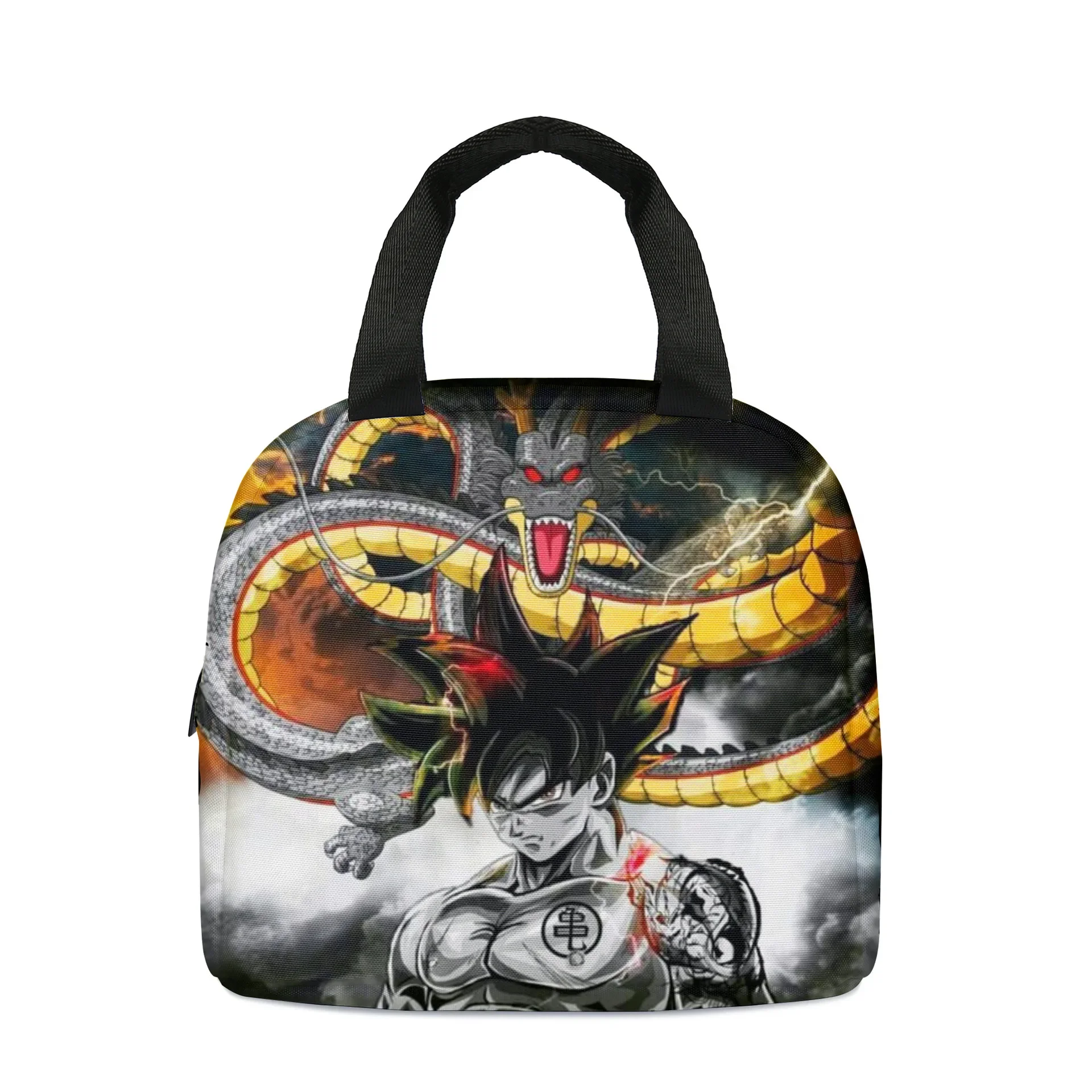 Bandai 3D Dragon Ball Meal Bag Cartoon Portable Ice Bag Kids Lunch Bag Birthday Gift for Girls Kids Boys