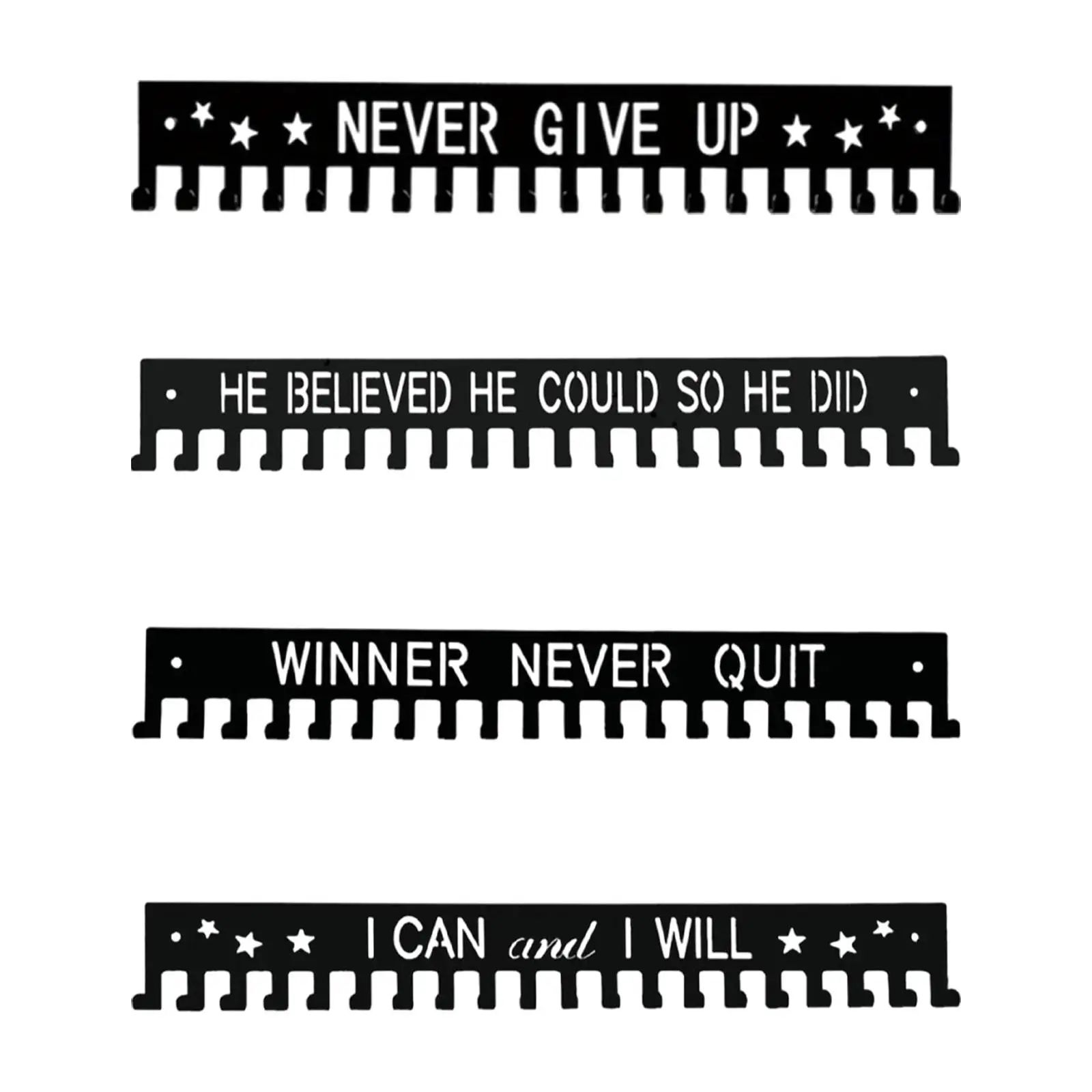 

Medal Hanger Elegant 20 Hooks Awards Holder for Running Baseball Gymnastics