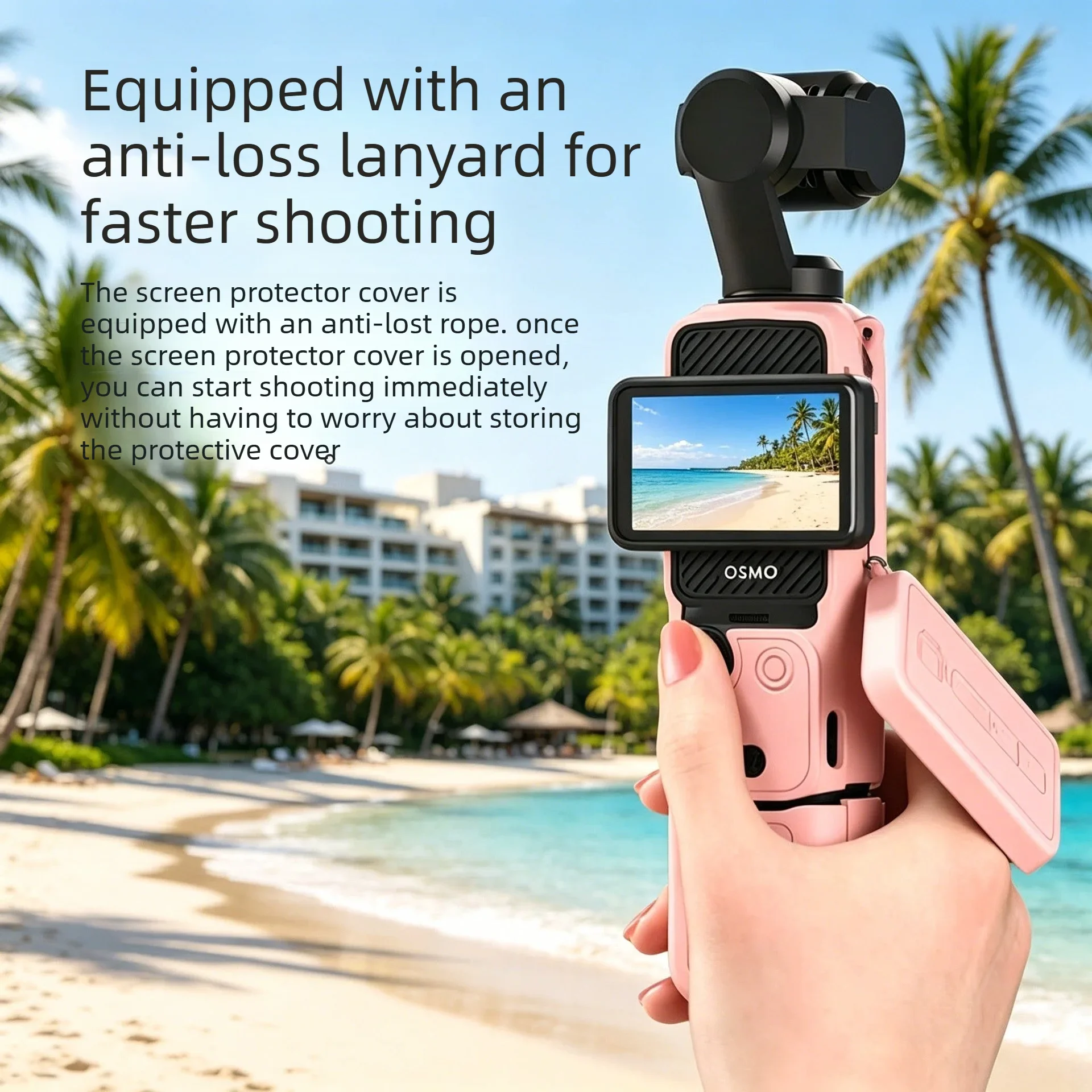 Macaron-farbige, kratzfeste Silikon-Schutzhülle für DJI OSMO Pocket 4 Pocket3 Sportkamera, Schutzabdeckung, Basiszubehör – Detail 5
