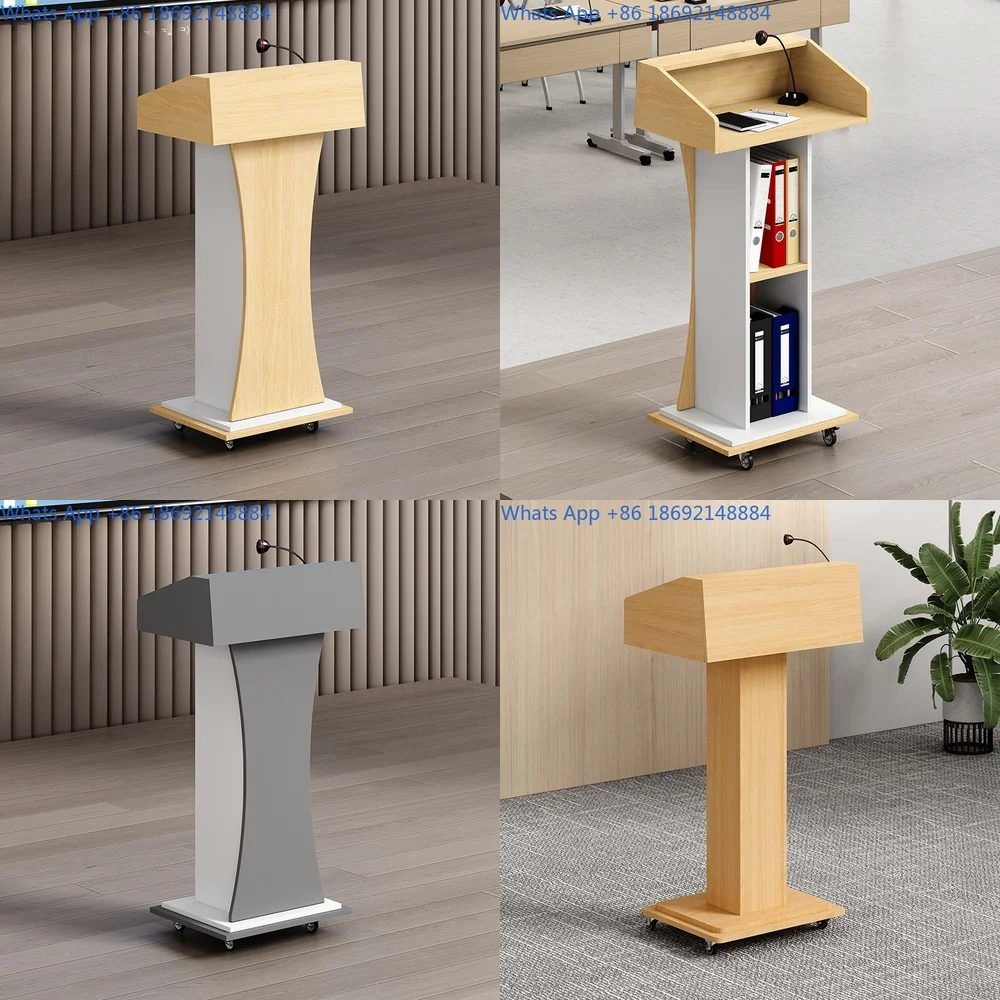 Portable Speaking Podium for Conference Reception Presentation and Hosting Events