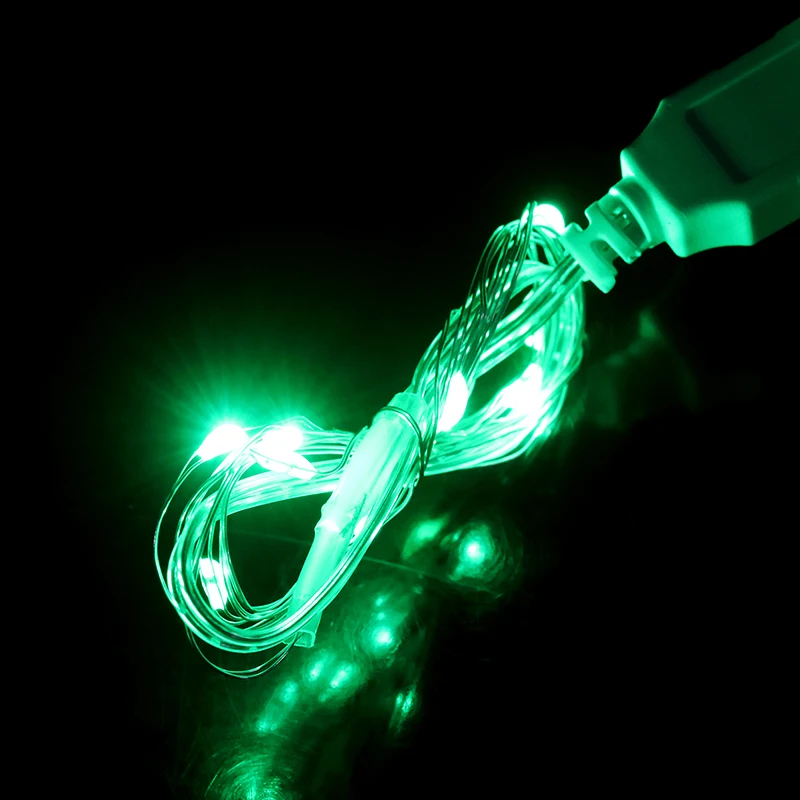 1PC 1เมตร USB 10LED สตริงไฟสายทองแดงไฟนางฟ้ากันน้ำสำหรับการตกแต่งคริสต์มาสปาร์ตี้งานแต่งงาน
