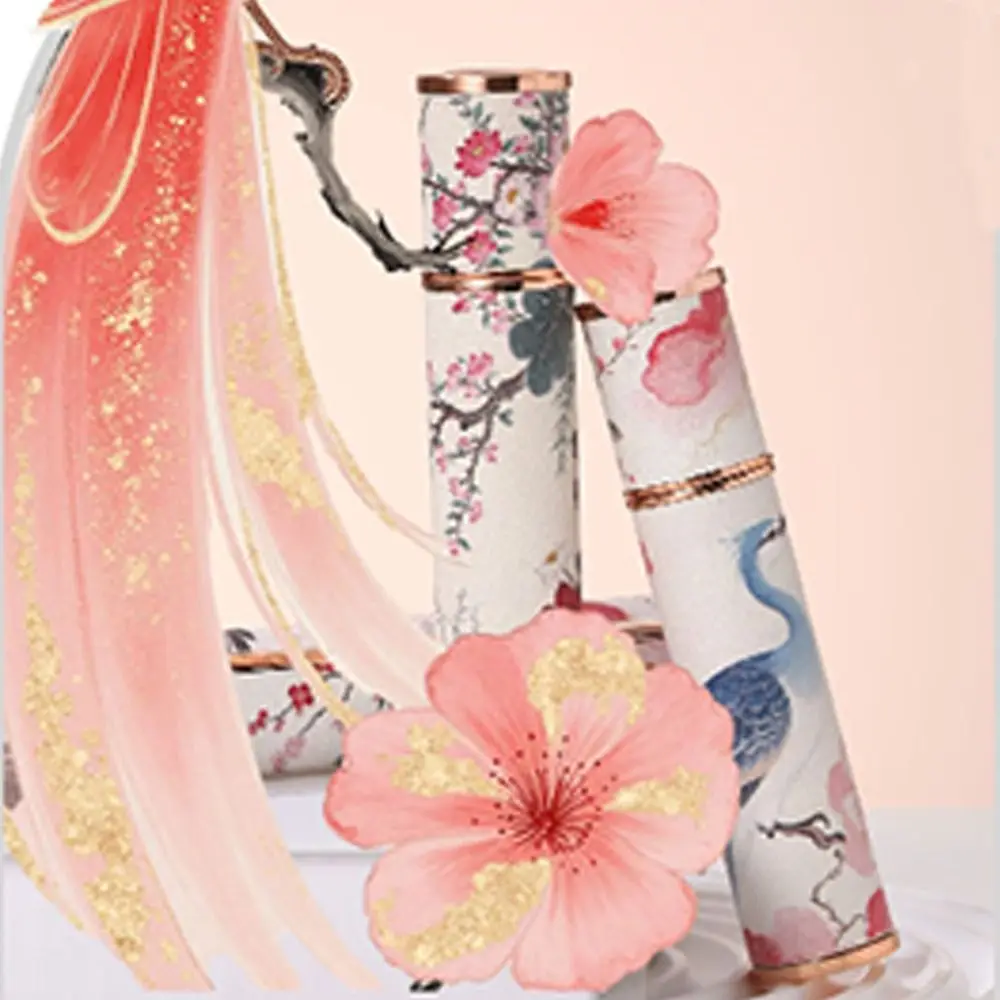 Bottiglia di profumo portatile in pelle PU Phoenix Flacone spray da 10 ml Contenitore di fragranza per nebbia ultrafine vuoto a prova di perdite per donna