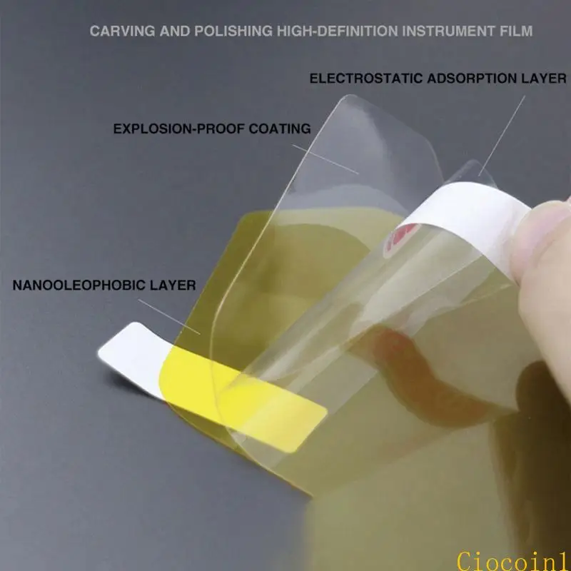 

Y1UB 2pcs Motorcycle Instrument Scratch Film for ADV350 Screen Protector Transparent Cluster Display Film
