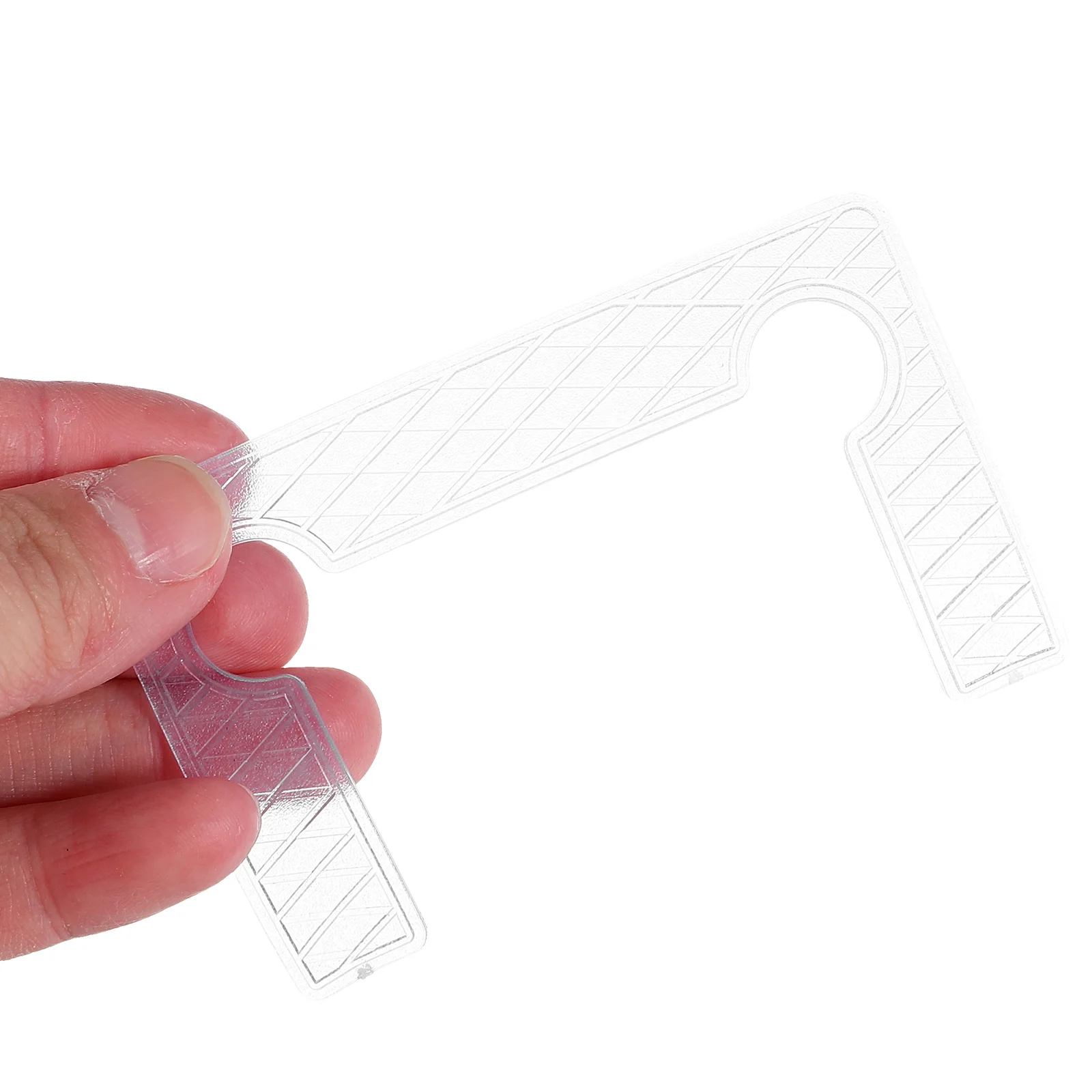 

40pcs Bathroom Gasket Hinges Rubber Pads Glass Door Shower AntiSlip Transparent Grid Longlasting Durable Material Fits Various