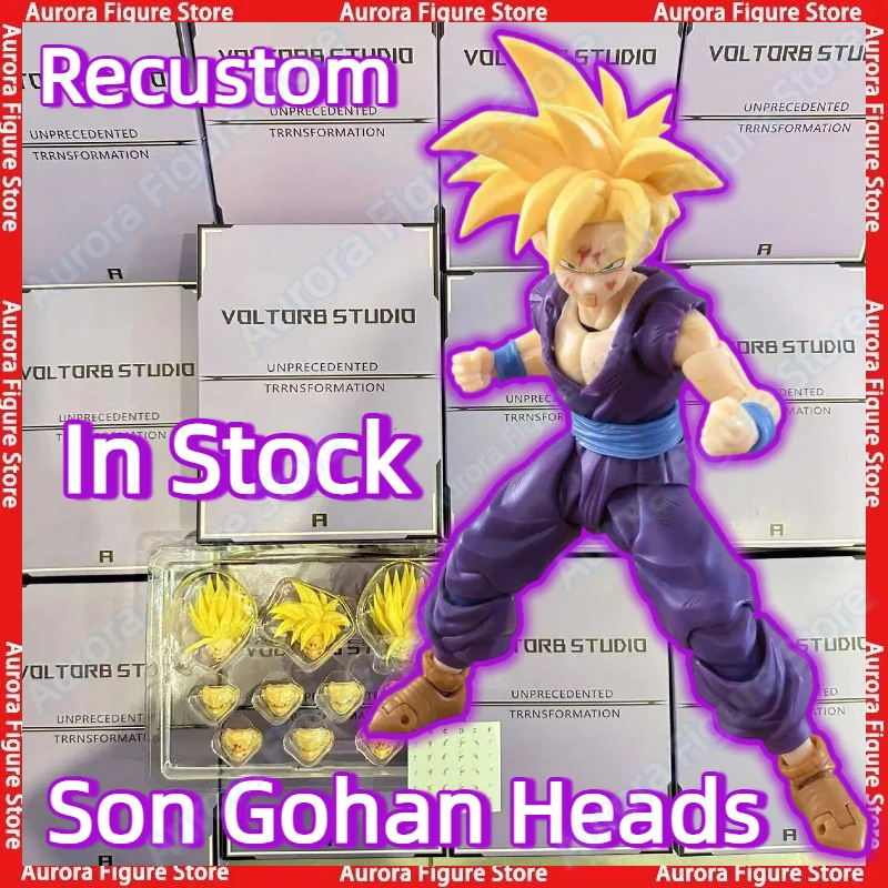 

В наличии: RECUSTOM Dragon Ball Z SHF Super Saiyan 2 SSJ SSJ2 Сон Гохан, аксессуары для головы, скульптура головы, аниме-фигурка, игрушка из ПВХ