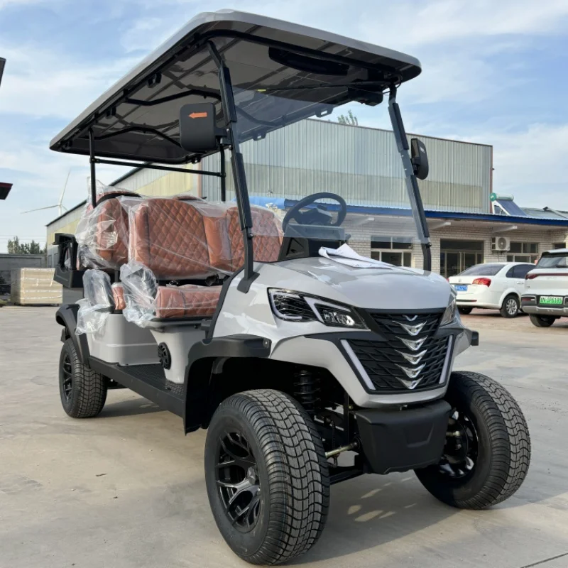 Factory Direct Sales 4 Seater Golf Cart Prices Are Practical Electric Scooter Global Sale New Lifted Golf Cart With cargo box